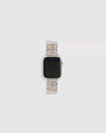 Stainless Steel & Pave Bracelet Smartwatch Band - US 4633