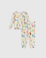 Bamboo Long Sleeve and Pant Pajama Set - US 4943