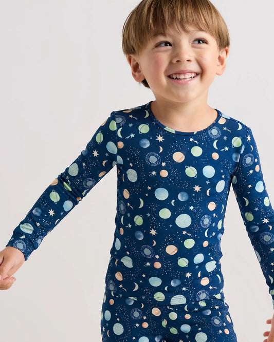 Bamboo Long Sleeve and Pant Pajama Set - US 4264