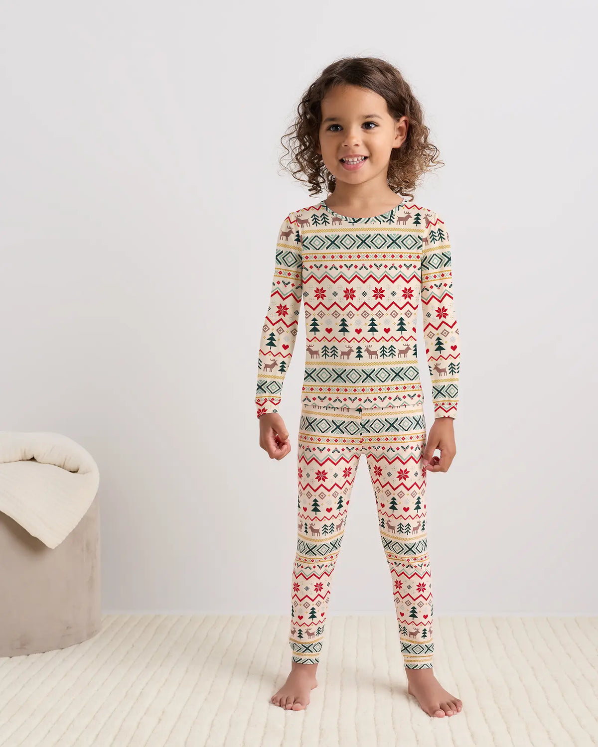 Bamboo Long Sleeve and Pant Pajama Set - US 9212