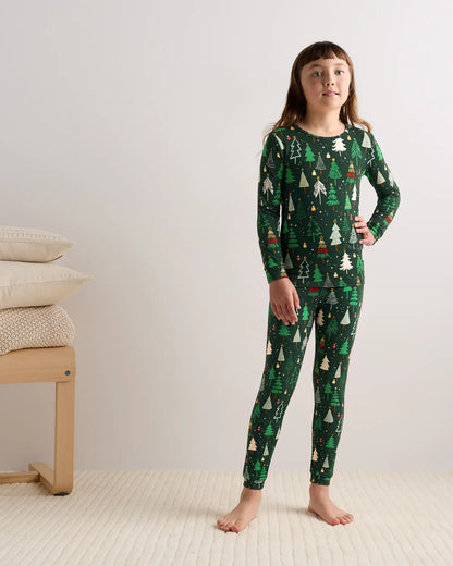 Bamboo Long Sleeve and Pant Pajama Set - US 3098
