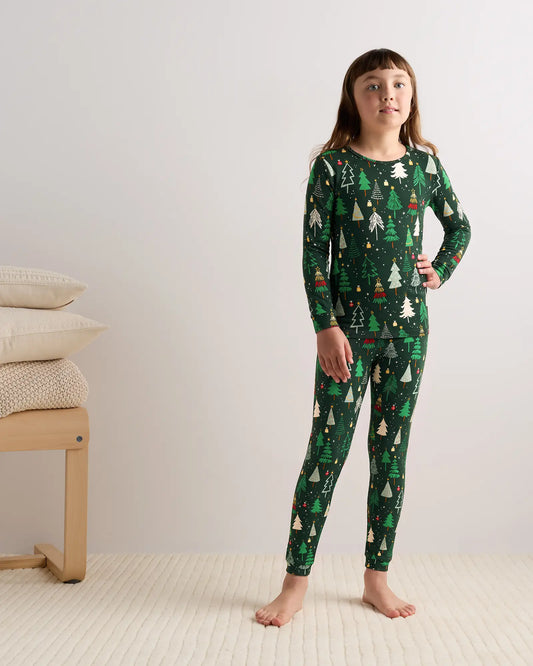 Bamboo Long Sleeve and Pant Pajama Set - US 3098