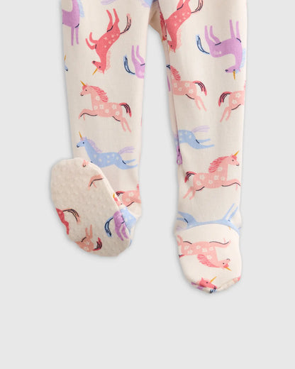 100% Organic Cotton Footie Pajama - US 7332