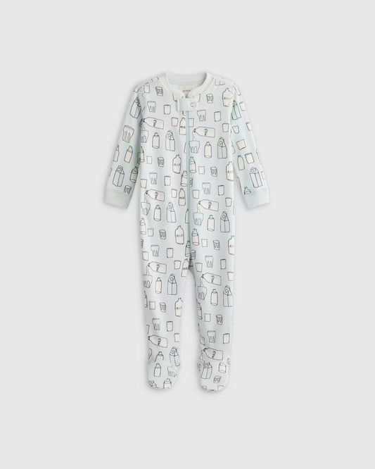 100% Organic Cotton Footie Pajama - US 4378