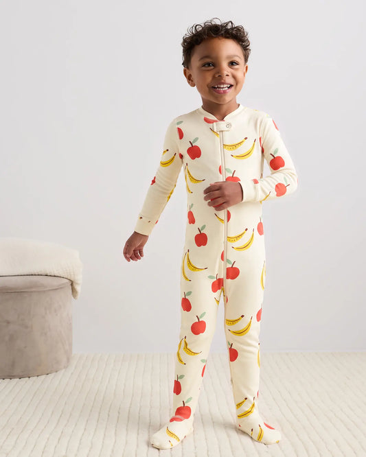100% Organic Cotton Footie Pajama - US 7803