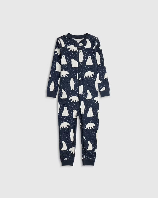 100% Organic Cotton One Piece Pajama - US 7377