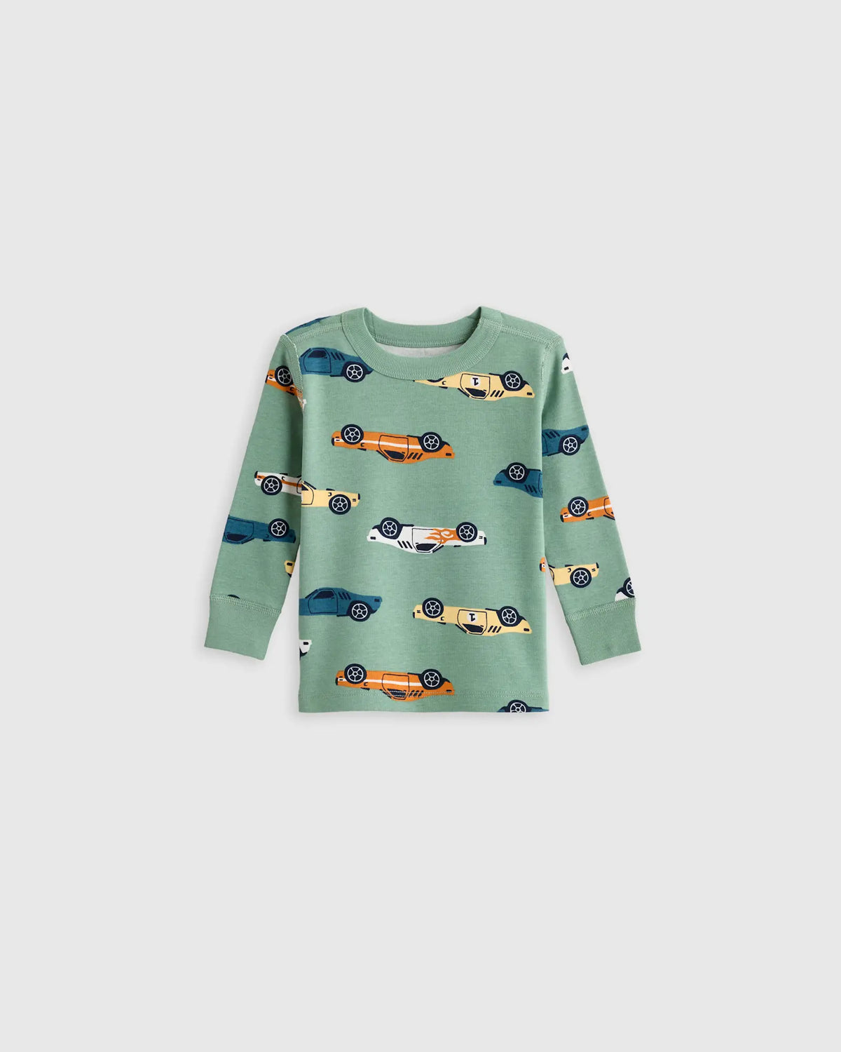 100% Organic Cotton Long Sleeve and Pant Pajama Set - US 4648