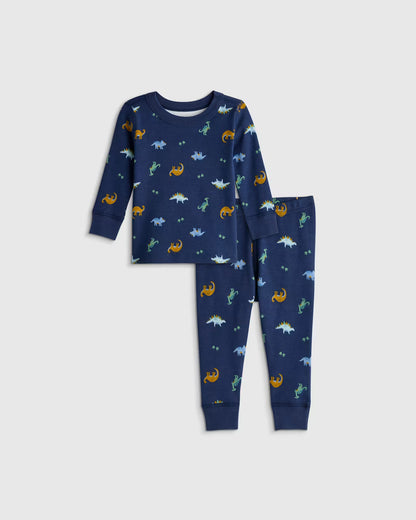100% Organic Cotton Long Sleeve and Pant Pajama Set - US 0611