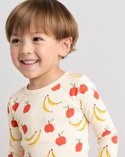 100% Organic Cotton Long Sleeve and Pant Pajama Set - US 7923