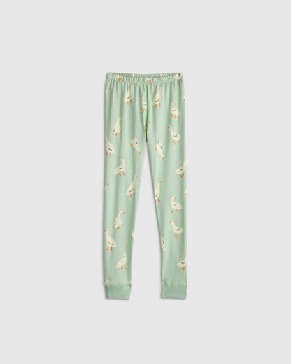 100% Organic Cotton Long Sleeve and Pant Pajama Set - US 4898