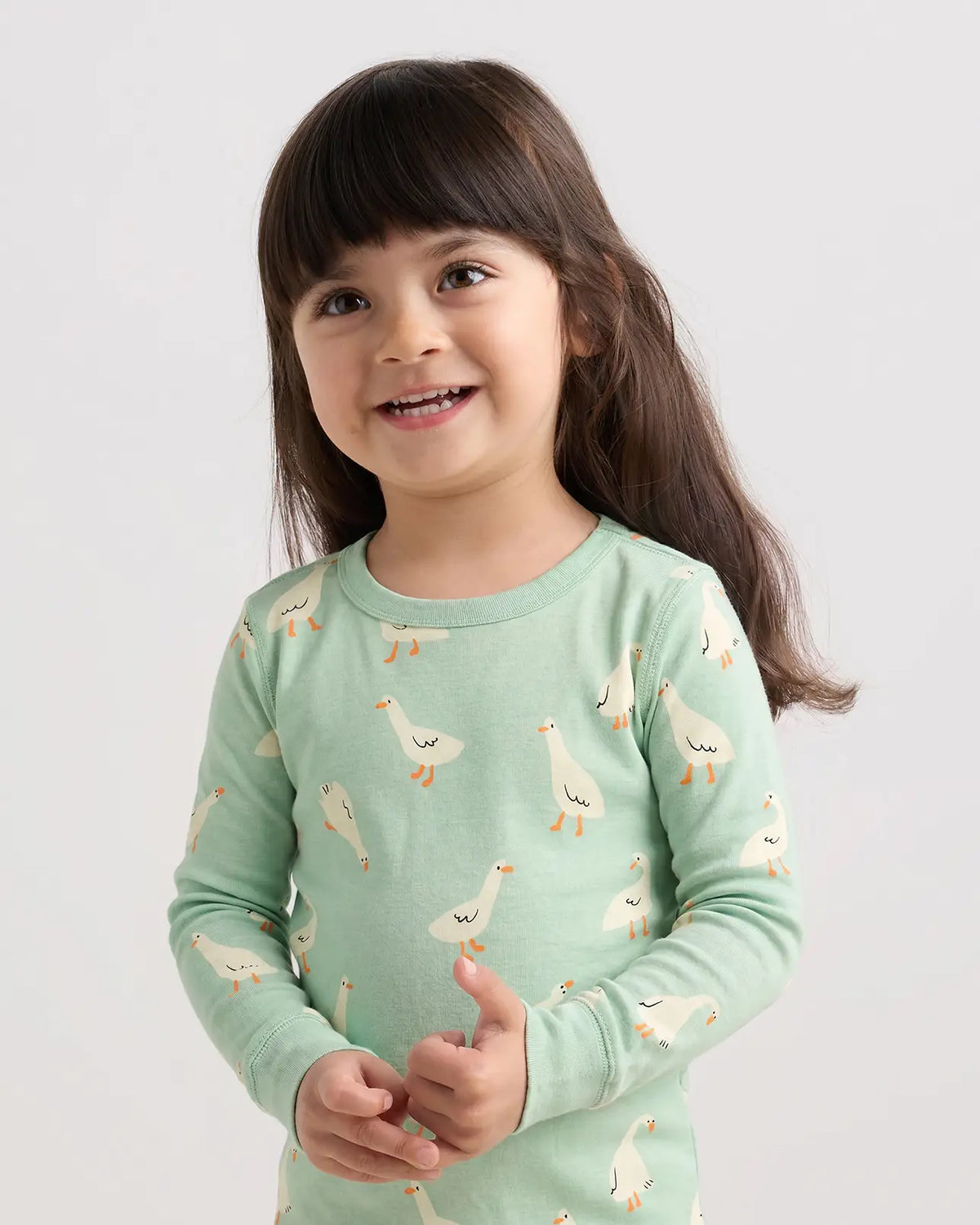 100% Organic Cotton Long Sleeve and Pant Pajama Set - US 4898