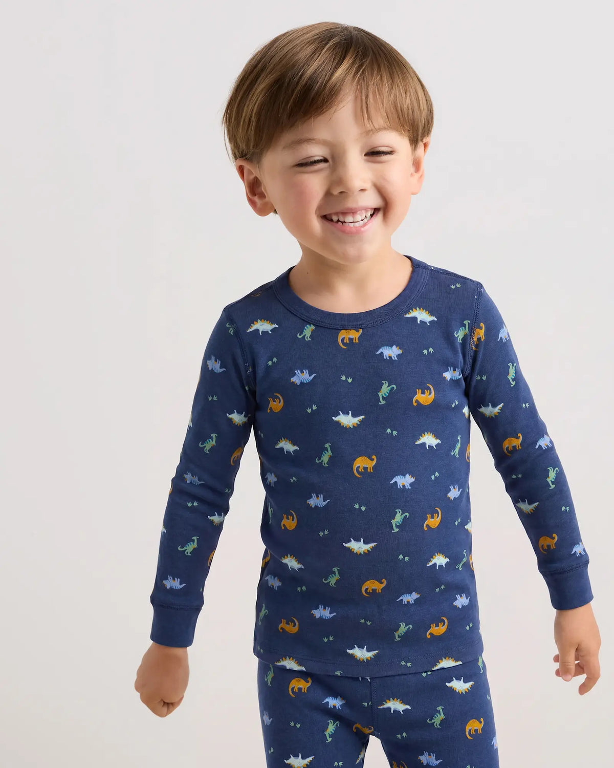 100% Organic Cotton Long Sleeve and Pant Pajama Set - US 6318