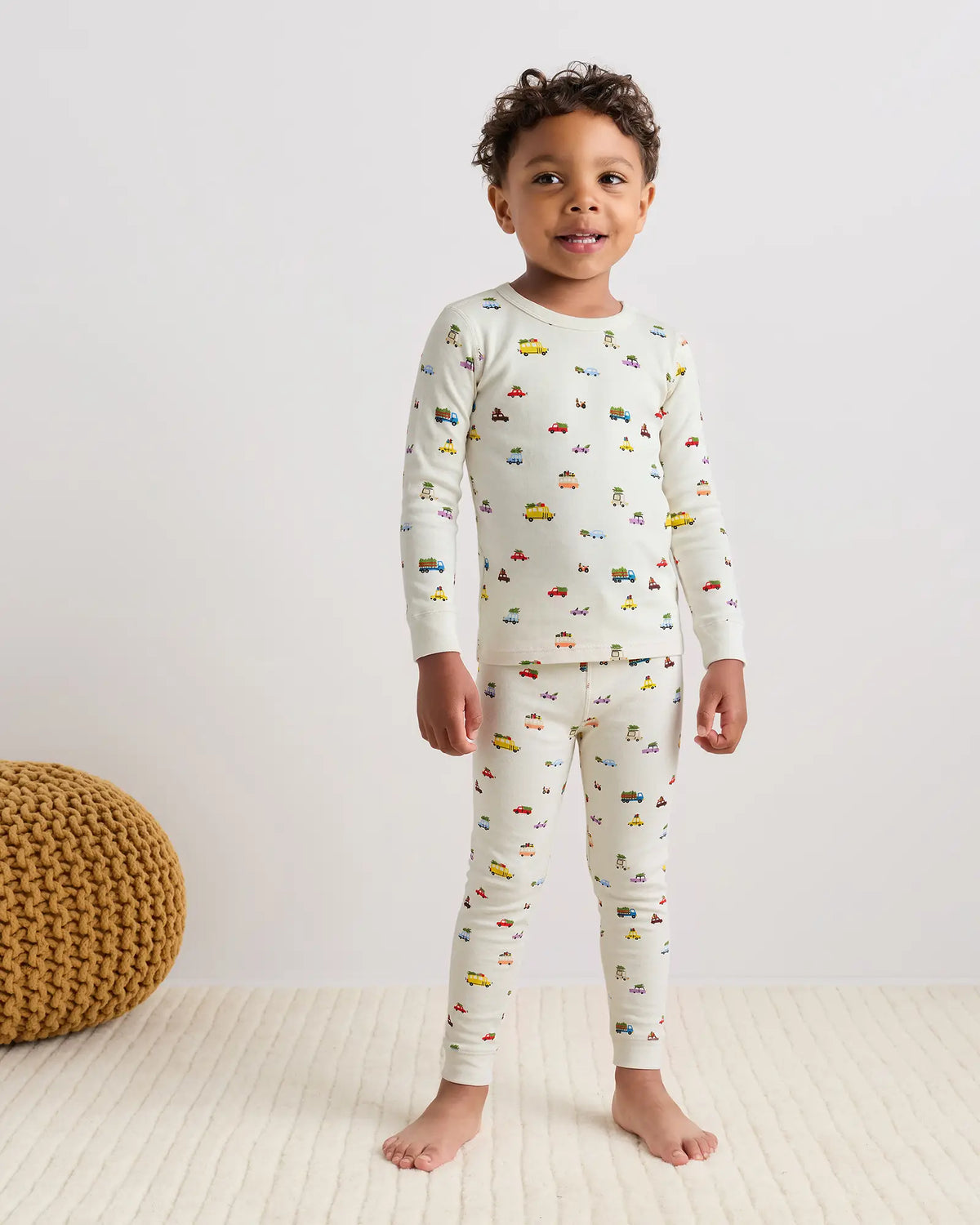 100% Organic Cotton Long Sleeve and Pant Pajama Set - US 6843