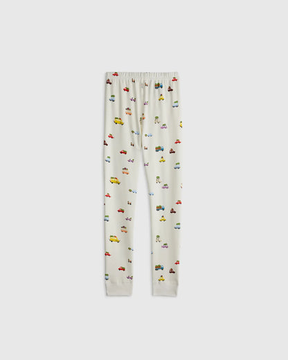 100% Organic Cotton Long Sleeve and Pant Pajama Set - US 6843