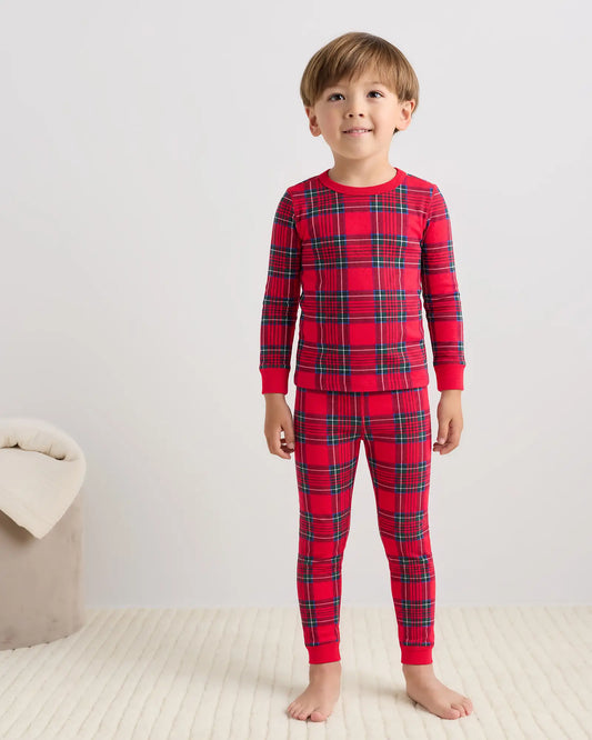 100% Organic Cotton Long Sleeve and Pant Pajama Set - US 6450