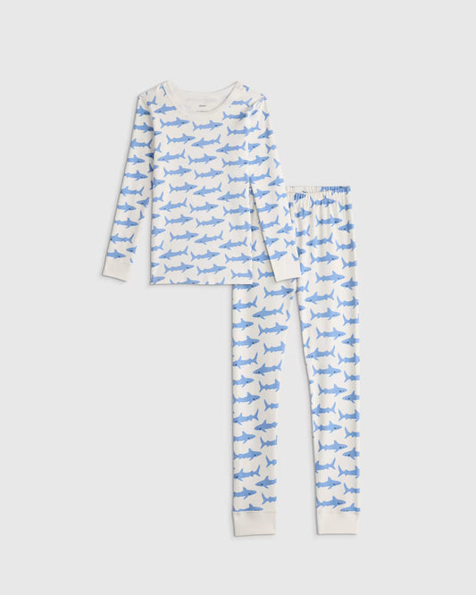 100% Organic Cotton Long Sleeve and Pant Pajama Set - US 3221