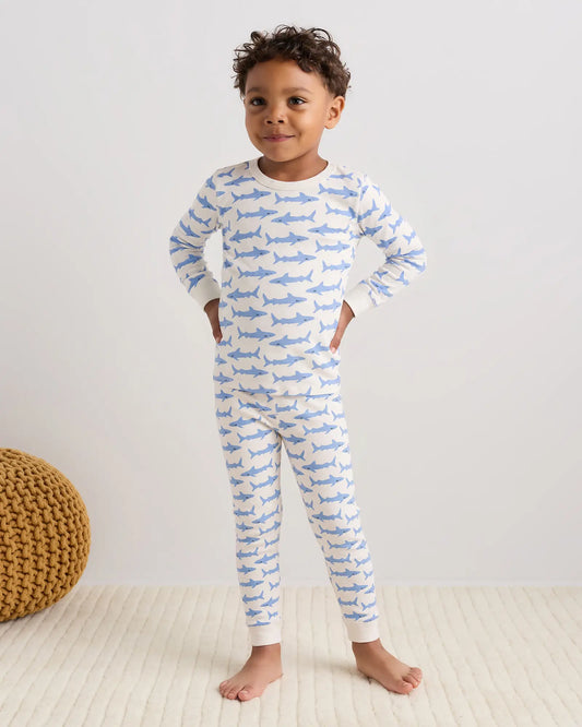 100% Organic Cotton Long Sleeve and Pant Pajama Set - US 3221