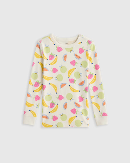 100% Organic Cotton Long Sleeve and Pant Pajama Set - US 6564