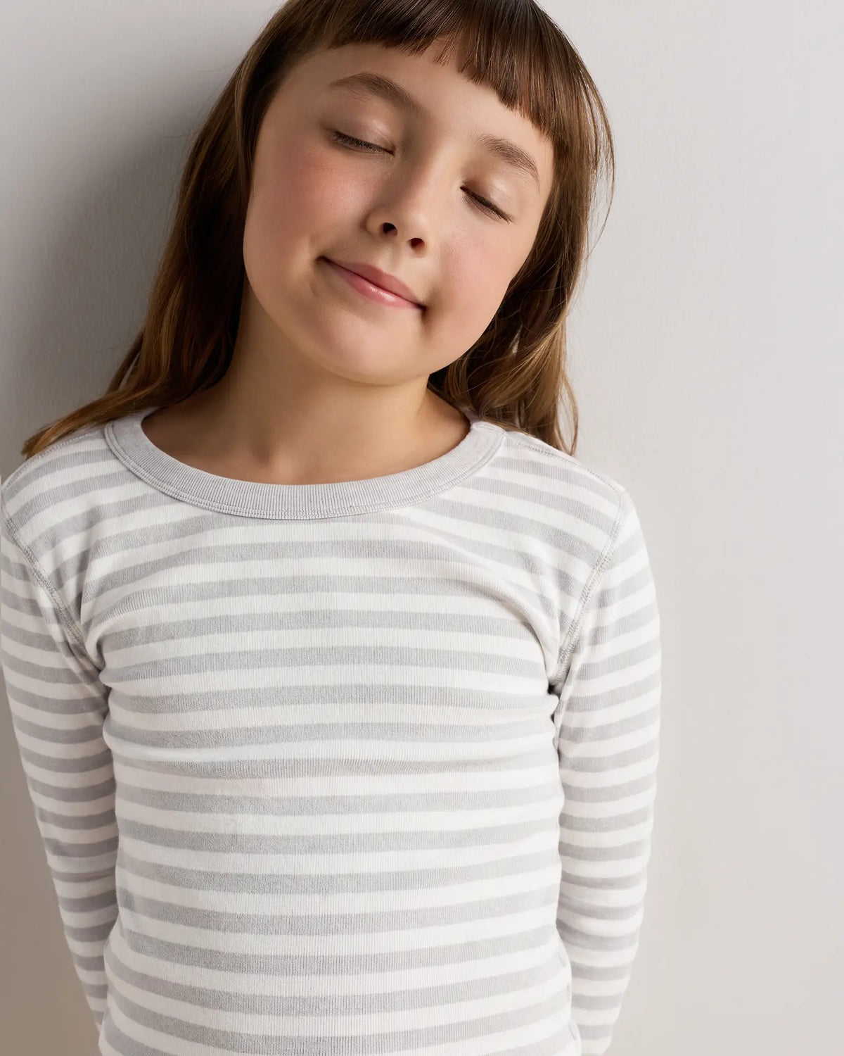 100% Organic Cotton Long Sleeve and Pant Pajama Set - US 2558