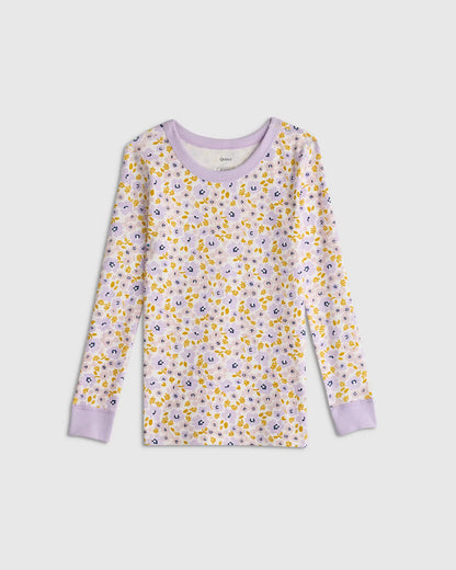 100% Organic Cotton Long Sleeve and Pant Pajama Set - US 0459