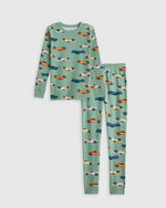 100% Organic Cotton Long Sleeve and Pant Pajama Set - US 8792