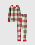 100% Organic Cotton Long Sleeve and Pant Pajama Set - US 7198
