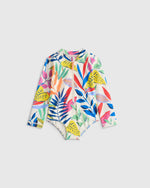 Long Sleeve Zip-Up Swimsuit - US 1244