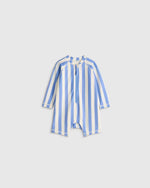 Long Sleeve Zip-Up Rash Guard One-Piece - US 2345