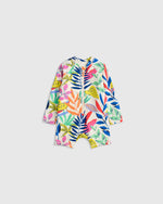 Long Sleeve Zip-Up Rash Guard One-Piece - US 1003