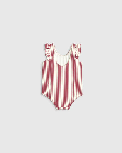 Ruffle One Piece Swimsuit - US 4091