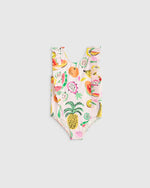 Ruffle One Piece Swimsuit - US 9033