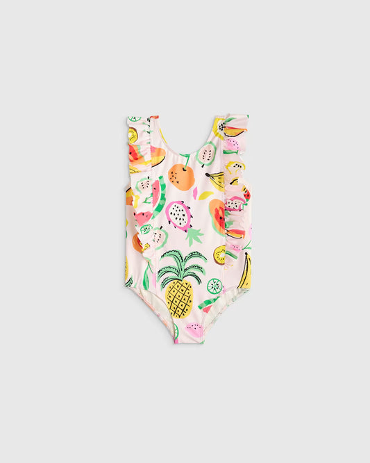 Ruffle One Piece Swimsuit - US 9033