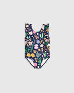 Ruffle One Piece Swimsuit - US 4171