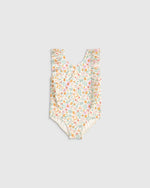 Ruffle One Piece Swimsuit - US 9422