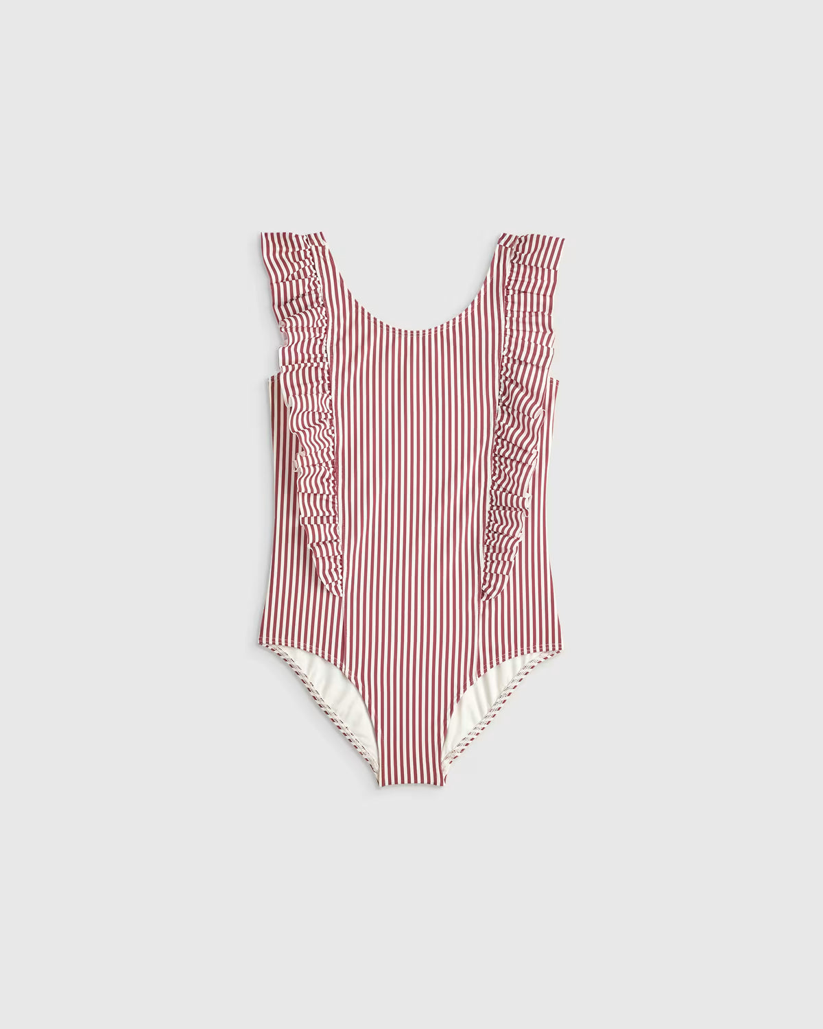 Ruffle One Piece Swimsuit - US 4350