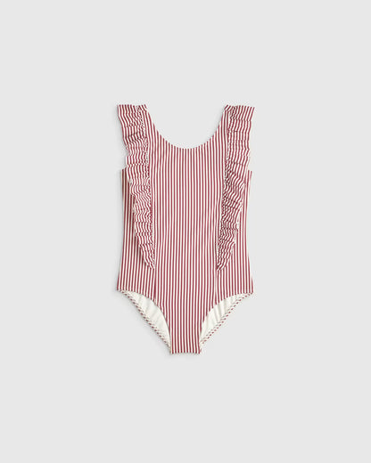 Ruffle One Piece Swimsuit - US 4350