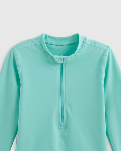 Long Sleeve Zip-Up Rash Guard - US 1051