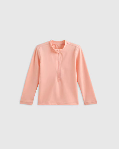 Long Sleeve Zip-Up Rash Guard - US 8706
