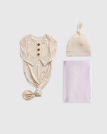 Bamboo Gown, Hat & Swaddle Layette Set - US 5877