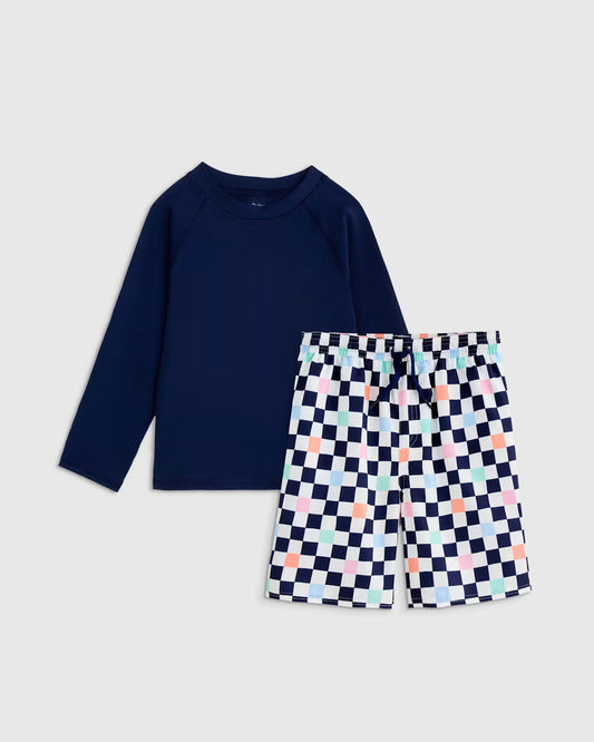 Swim Trunk and Rash Guard Set - US 7906