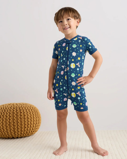 100% Organic Cotton Shortie Onesie Pajama - US 1722
