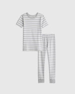 100% Organic Cotton Short Sleeve and Pant Pajama Set - US 0634