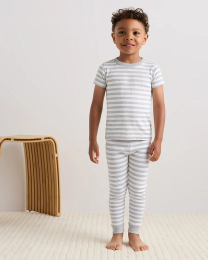 100% Organic Cotton Short Sleeve and Pant Pajama Set - US 0634
