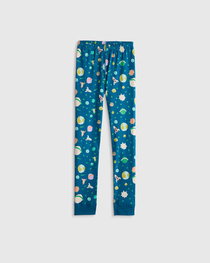 100% Organic Cotton Short Sleeve and Pant Pajama Set - US 5830