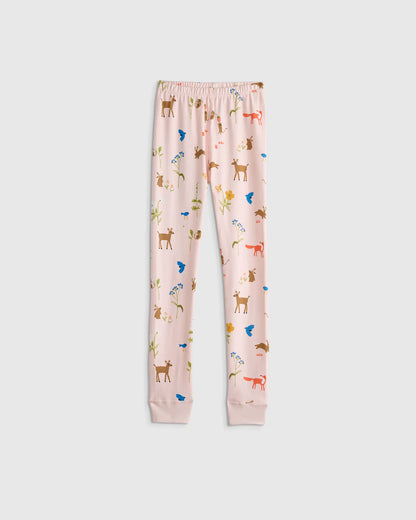 100% Organic Cotton Short Sleeve and Pant Pajama Set - US 0523