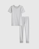 100% Organic Cotton Short Sleeve and Pant Pajama Set - US 8562