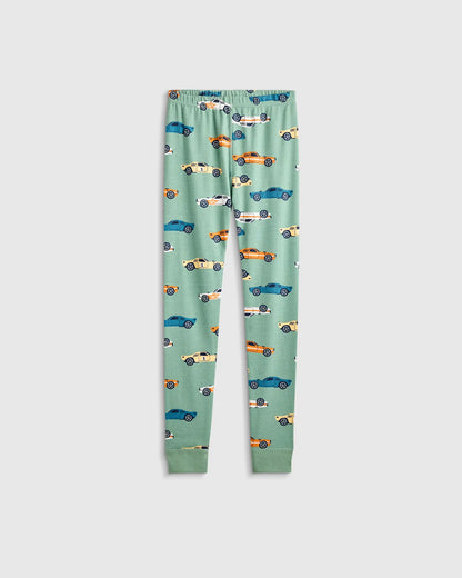 100% Organic Cotton Short Sleeve and Pant Pajama Set - US 8063