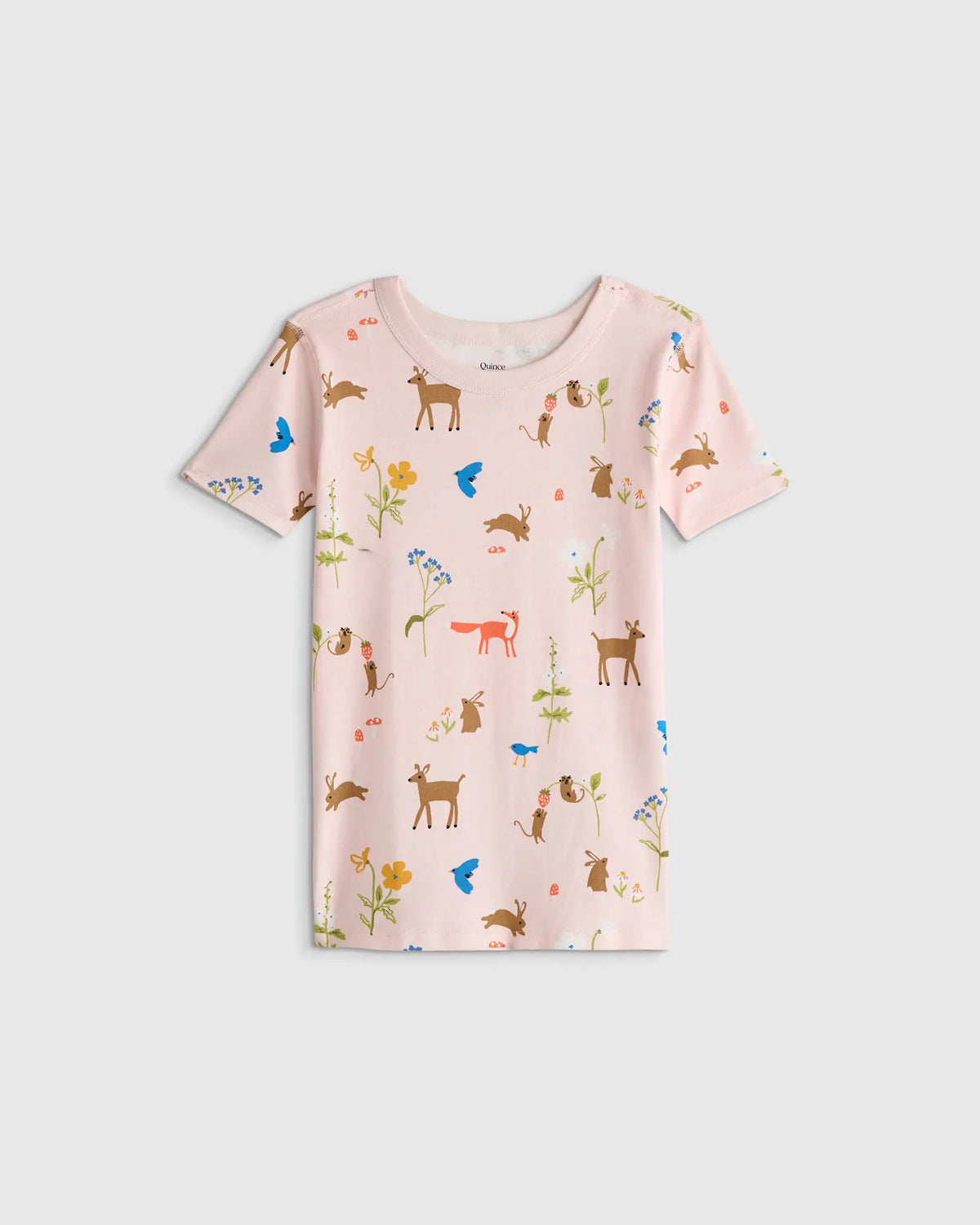 100% Organic Cotton Short Sleeve and Pant Pajama Set - US 3129