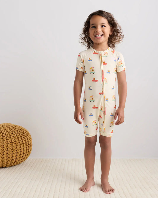 Bamboo Shortie Onesie Pajama - US 5237