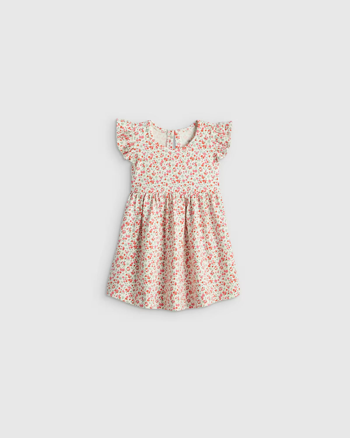 Organic Cotton Sleeveless Ruffle Dress - US 2099